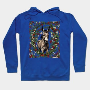 A Missouri Mule Surrounded By Hawthorn Blossom Hoodie